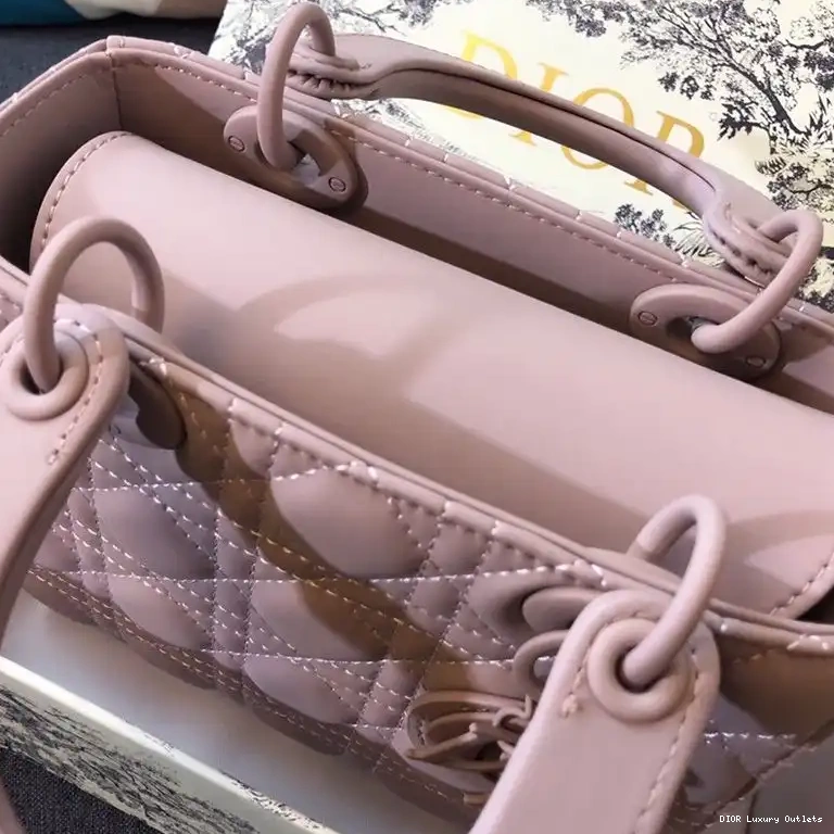 Cheap Calfskin Lady Bag Dior Pink My Cannage Ultramatte ABCDior 0525 Luxury